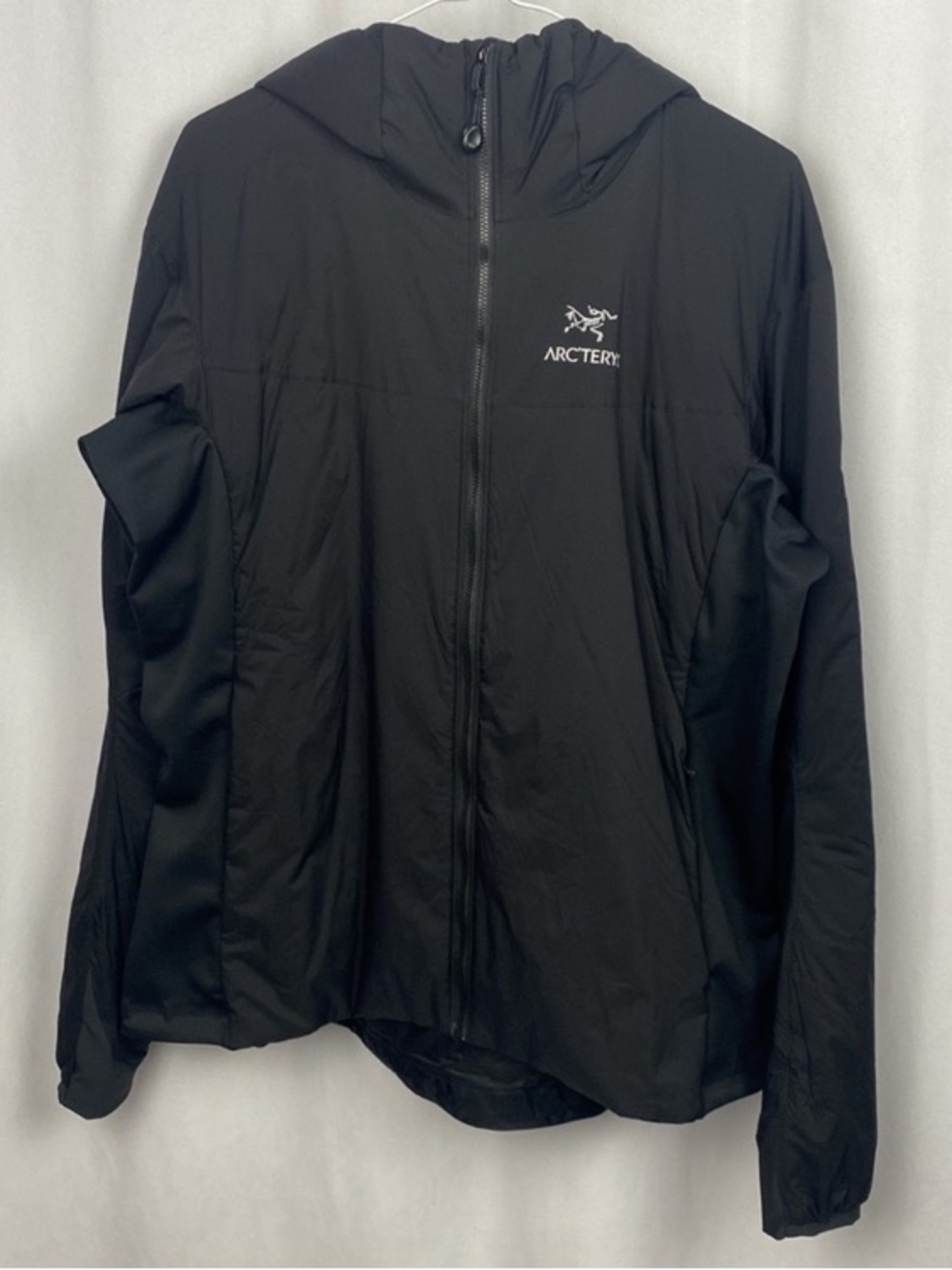 Arc'teryx Women's XL , Black Hooded Lightweight Jacket